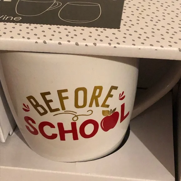 Before and After School Mug and Stemless Wine Glass Set - Picture 4 of 4
